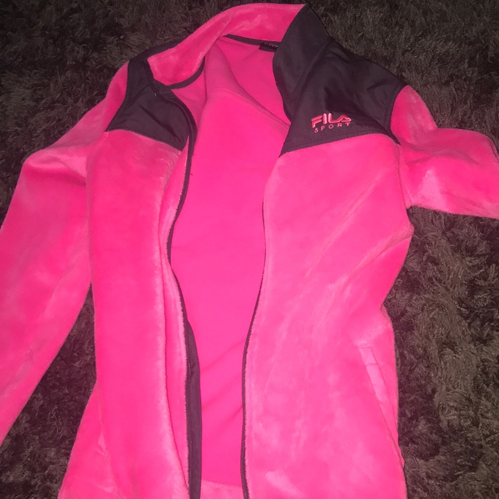 Pink winter jacket